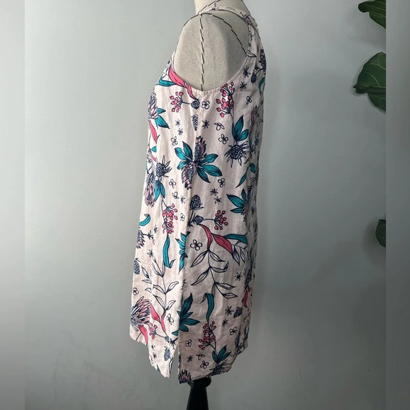 Rachel Ashwell 100% Linen Floral Mini Dress size XS - Picture 3 of 9
